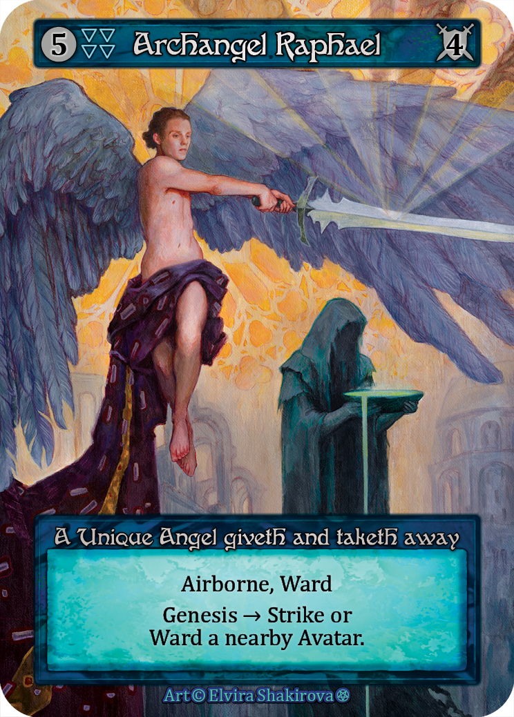Archangel Raphael — ilustração de Elvira Shakirova