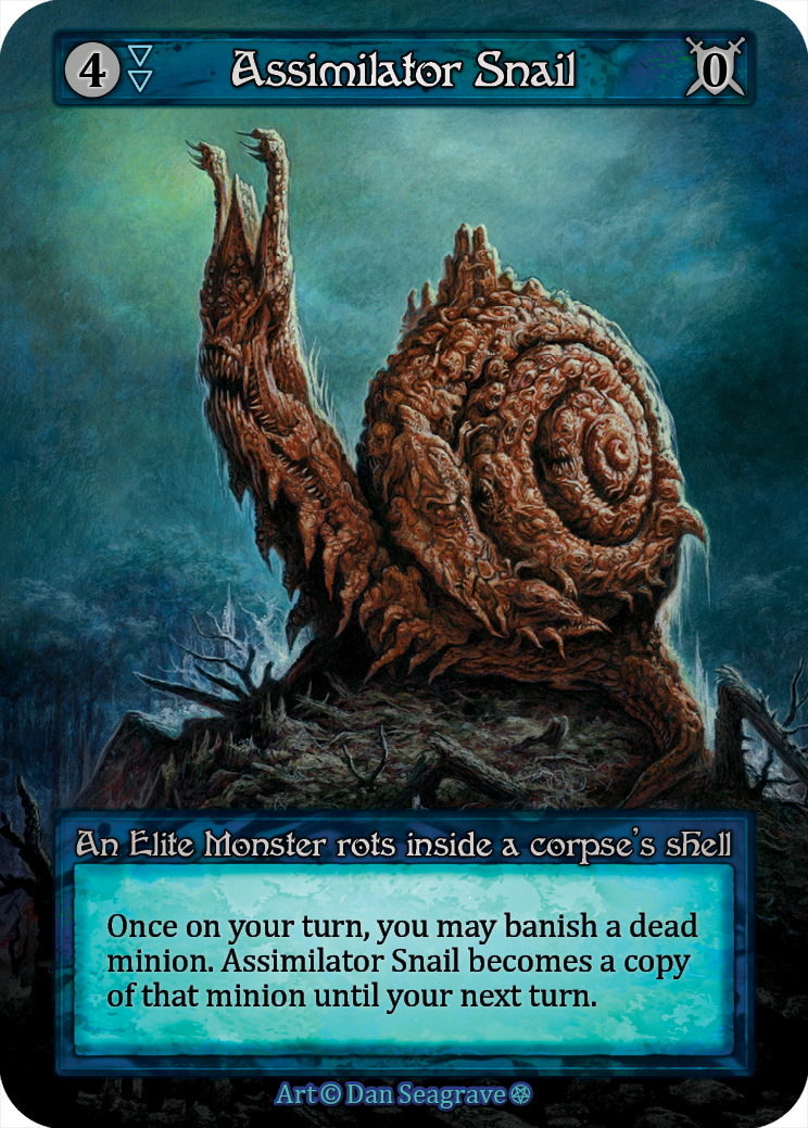 Assimilator Snail — ilustração de Dan Seagrave