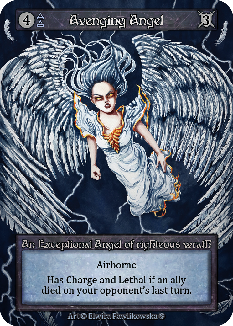 Avenging Angel — ilustração de Elwira Pawlikowska