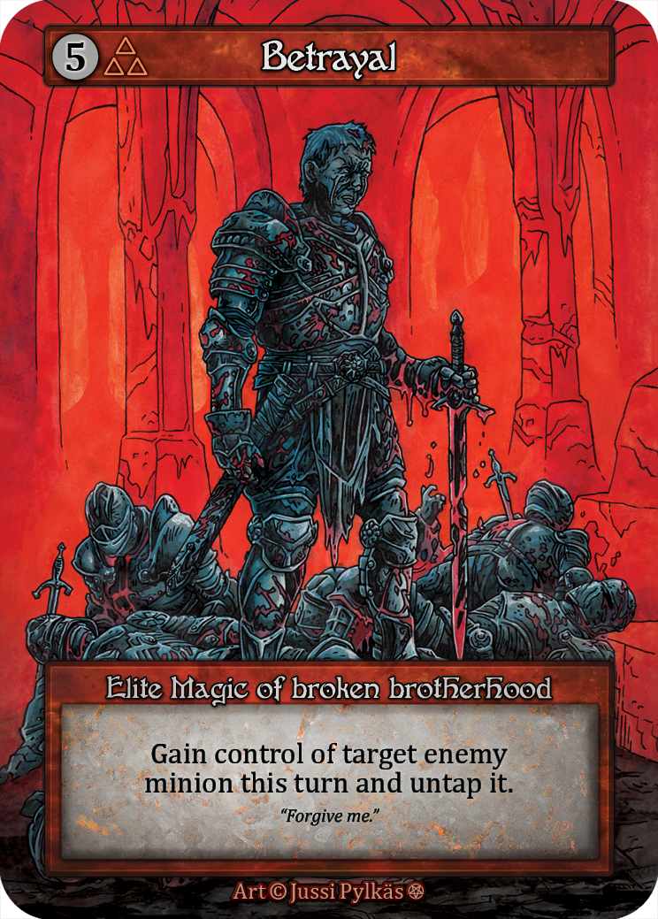 Betrayal — ilustração de Jussi Pylkäs