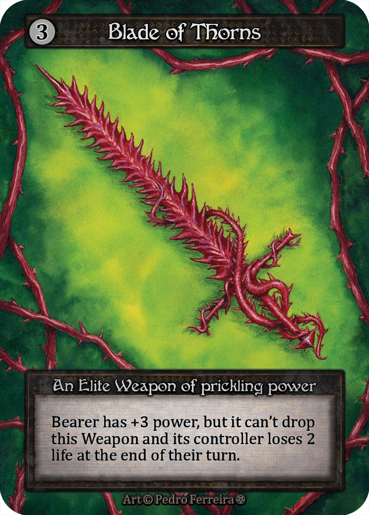 Blade of Thorns — ilustração de Pedro Ferreira