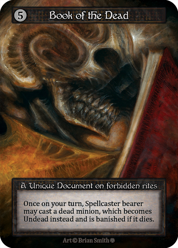 Book of the Dead — ilustração de Brian Smith