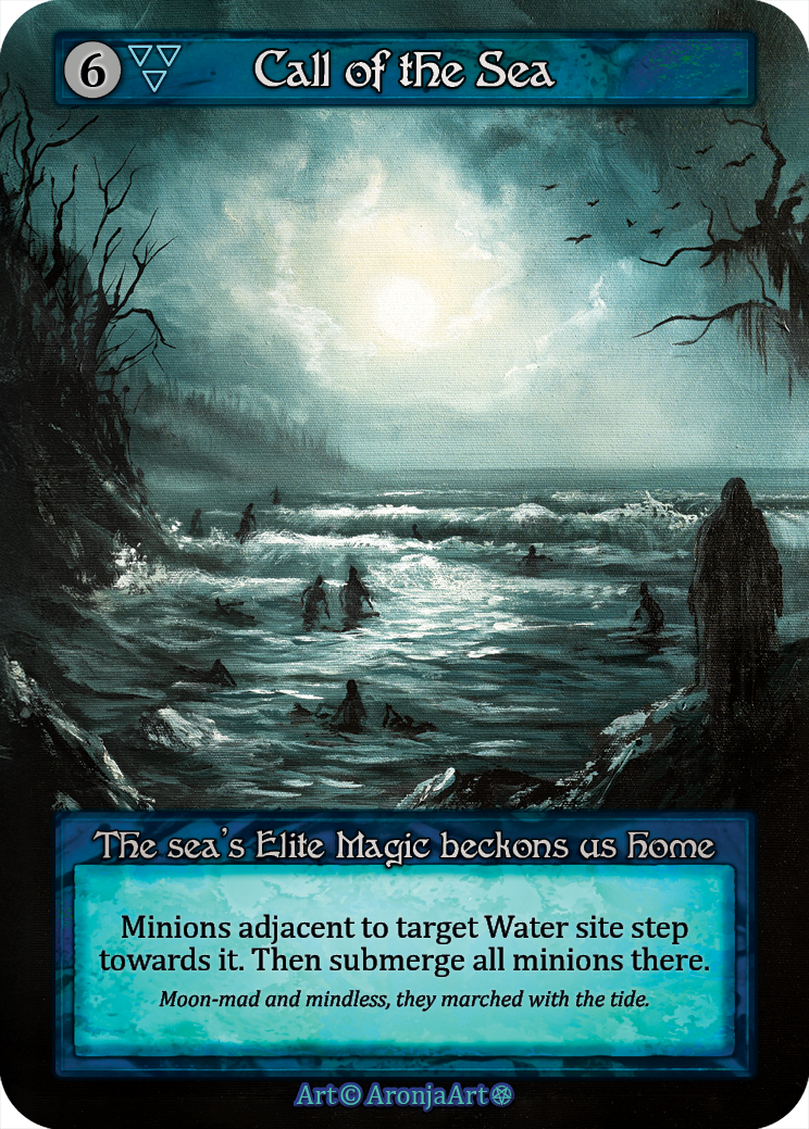 Call of the Sea — ilustração de AronjaArt