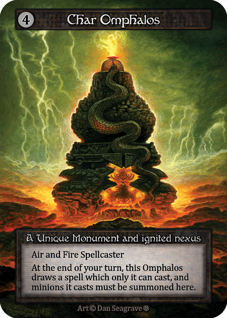 Char Omphalos — ilustração de Dan Seagrave