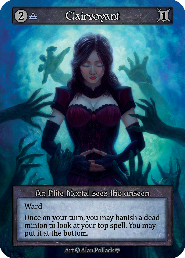 Clairvoyant — ilustração de Alan Pollack