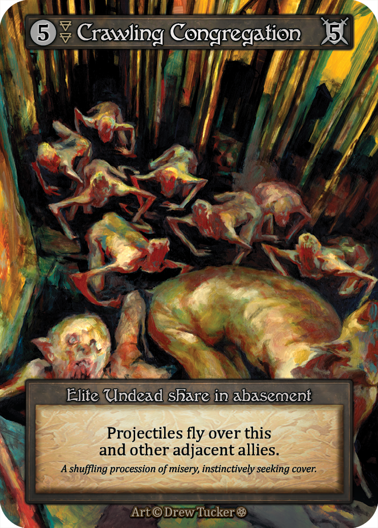 Crawling Congregation — ilustração de Drew Tucker