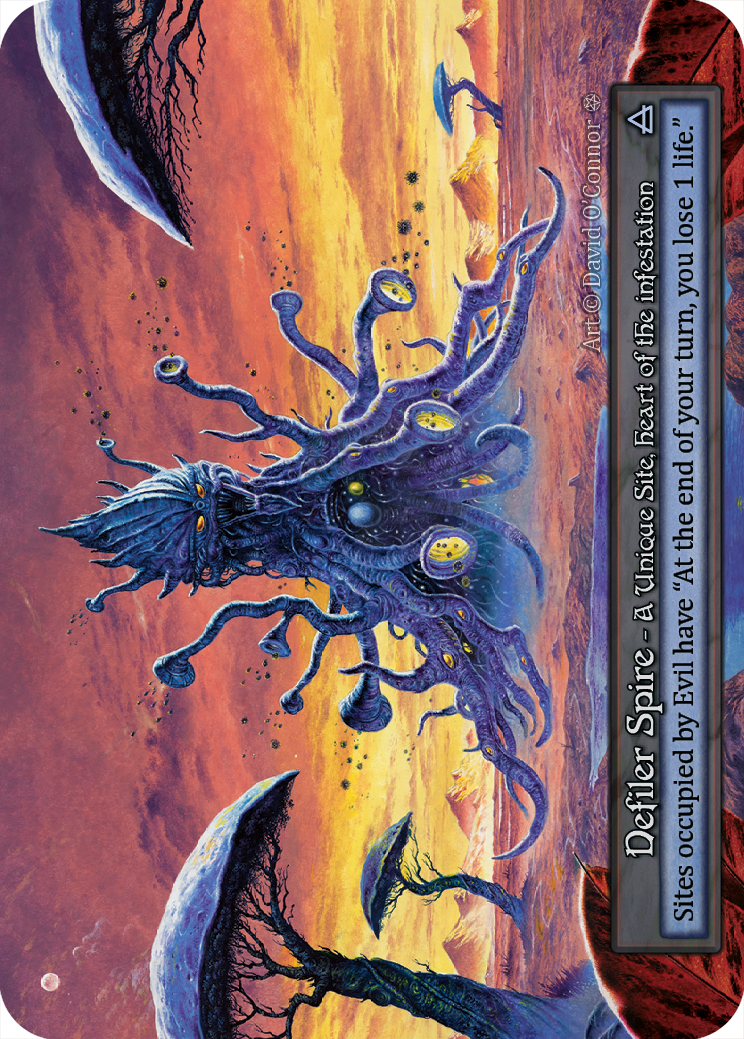 Defiler Spire — ilustração de David O'Connor
