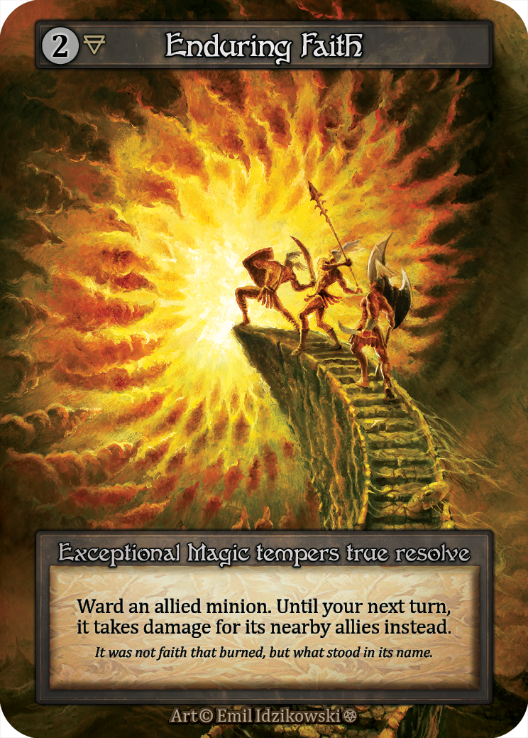 Enduring Faith — ilustração de Emil Idzikowski