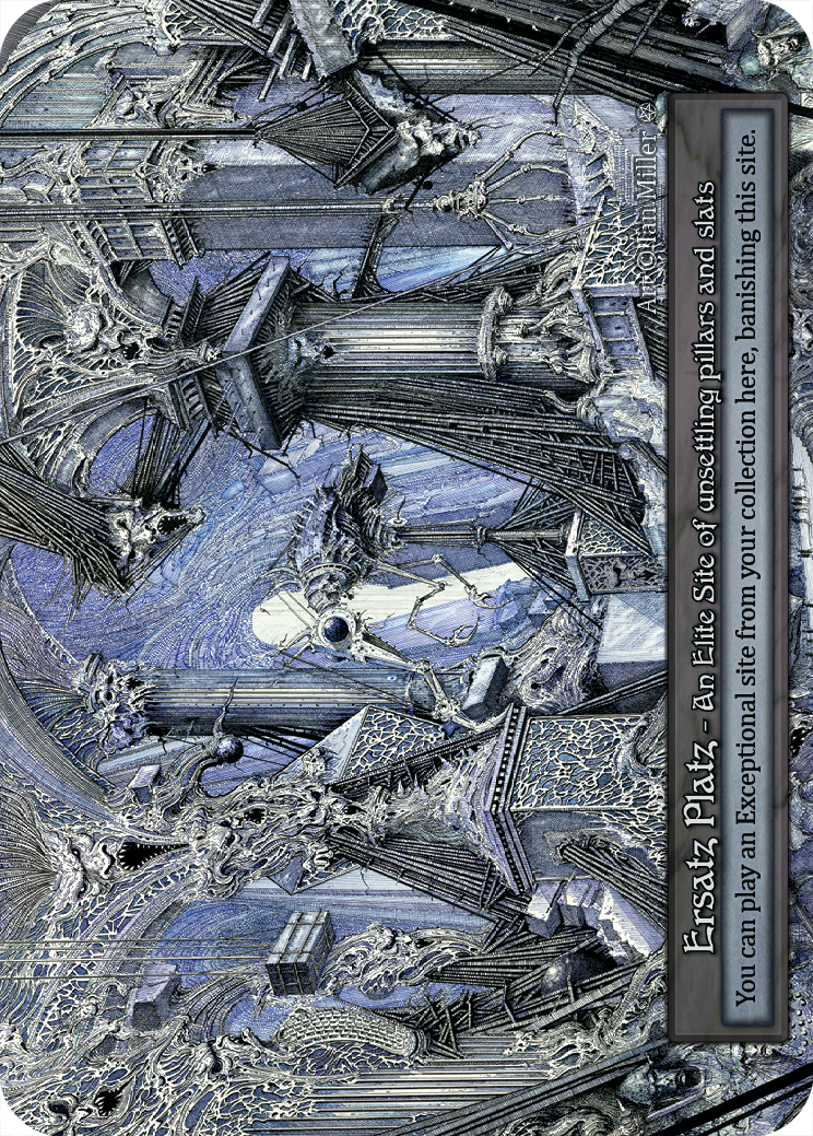 Ersatz Platz — ilustração de Ian Miller