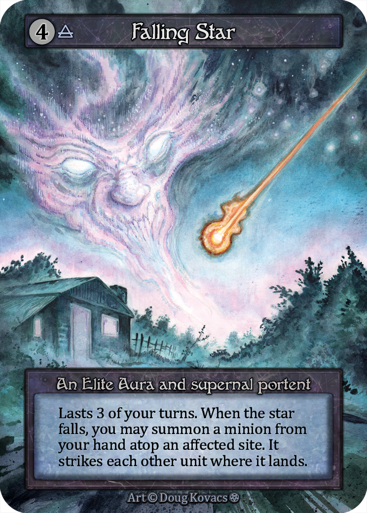 Falling Star — ilustração de Doug Kovacs