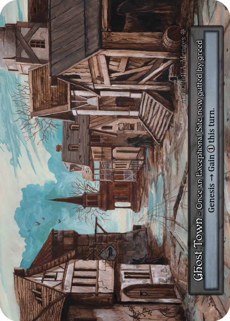 Ghost Town — ilustração de Jeff A. Menges