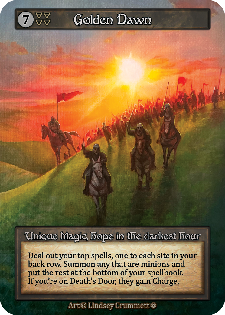 Golden Dawn — ilustração de Lindsey Crummett
