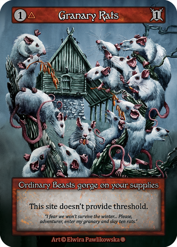 Granary Rats — ilustração de Elwira Pawlikowska
