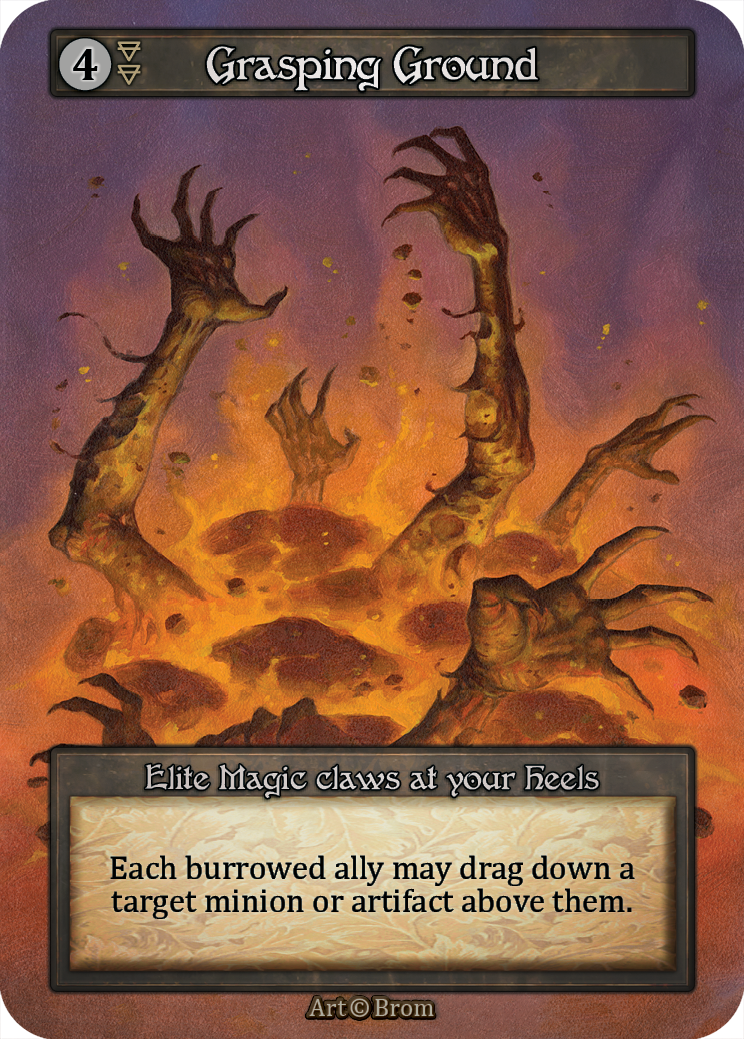 Grasping Ground — ilustração de Brom