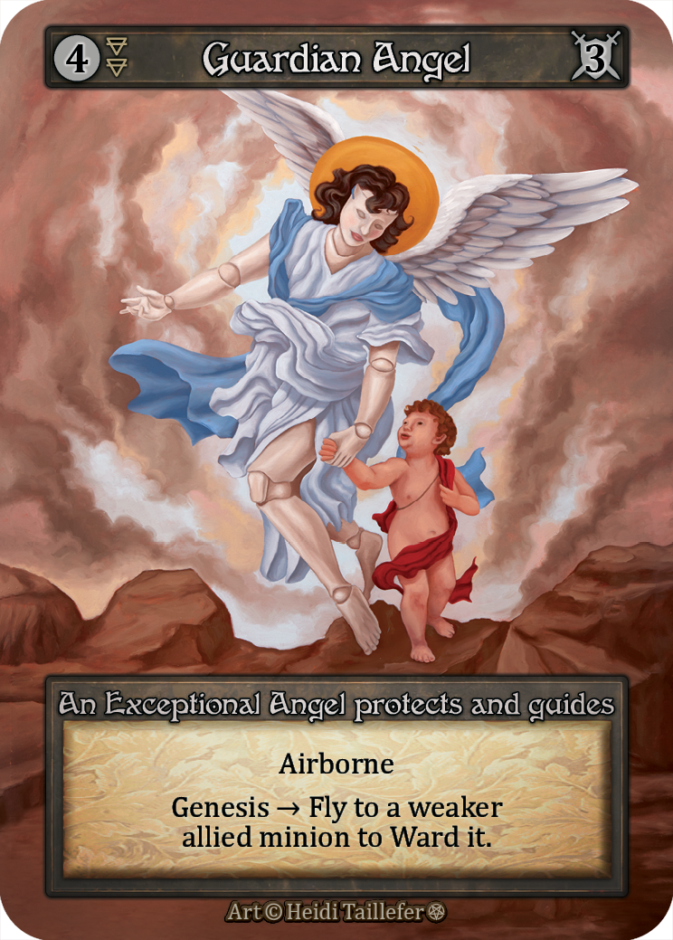 Guardian Angel — ilustração de Heidi Taillefer