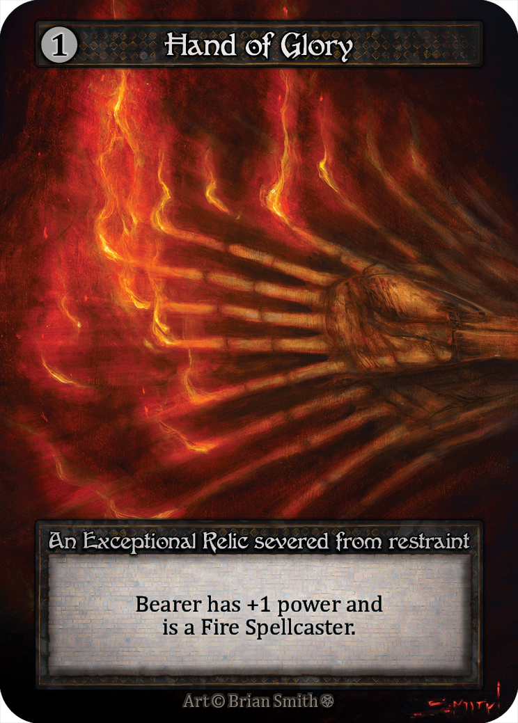 Hand of Glory — ilustração de Brian Smith