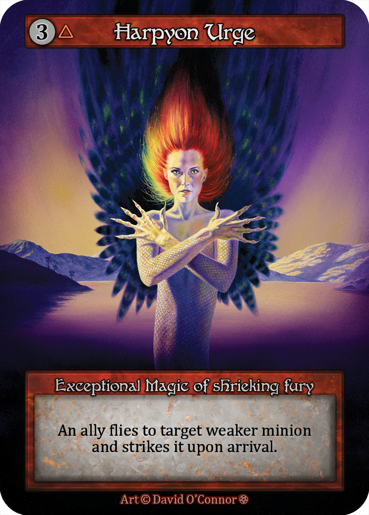 Harpyon Urge — ilustração de David O'Connor