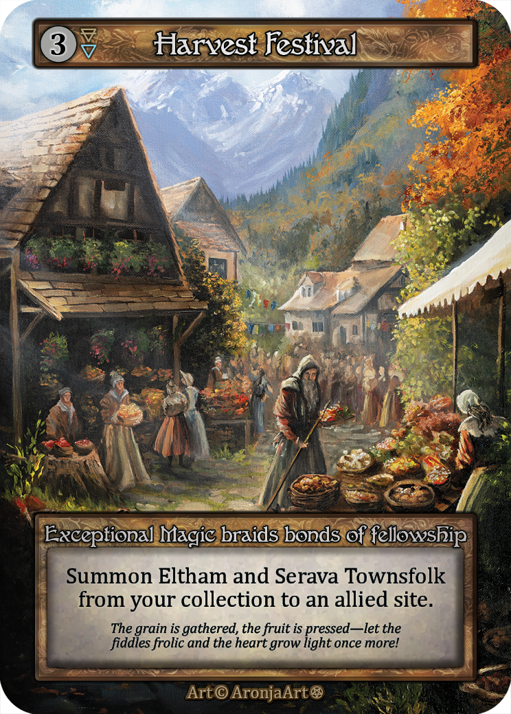 Harvest Festival — ilustração de AronjaArt