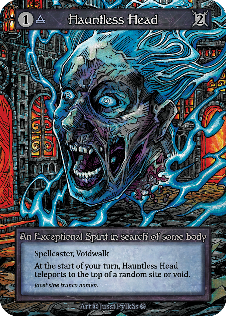 Hauntless Head — ilustração de Jussi Pylkäs