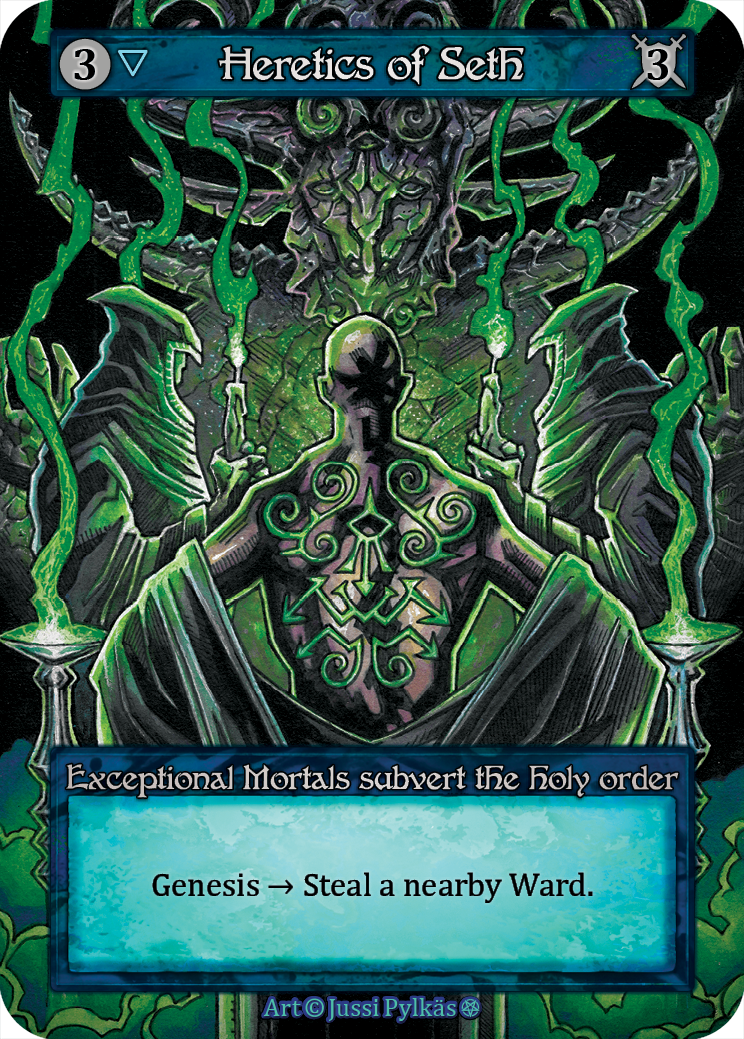 Heretics of Seth — ilustração de Jussi Pylkäs