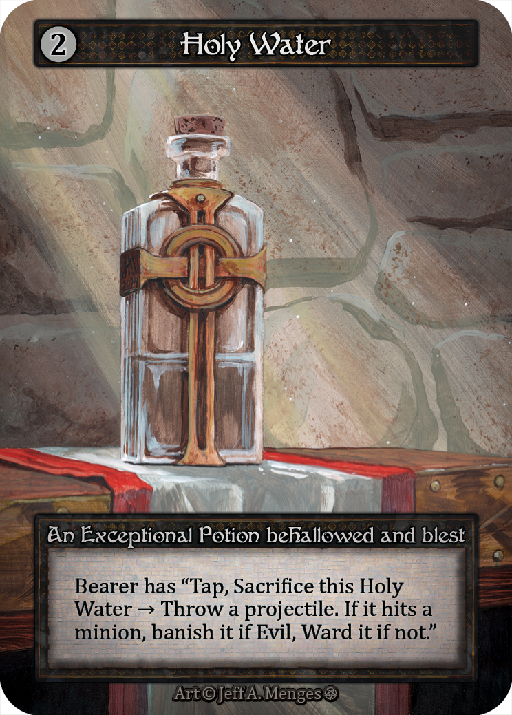 Holy Water — ilustração de Jeff A. Menges
