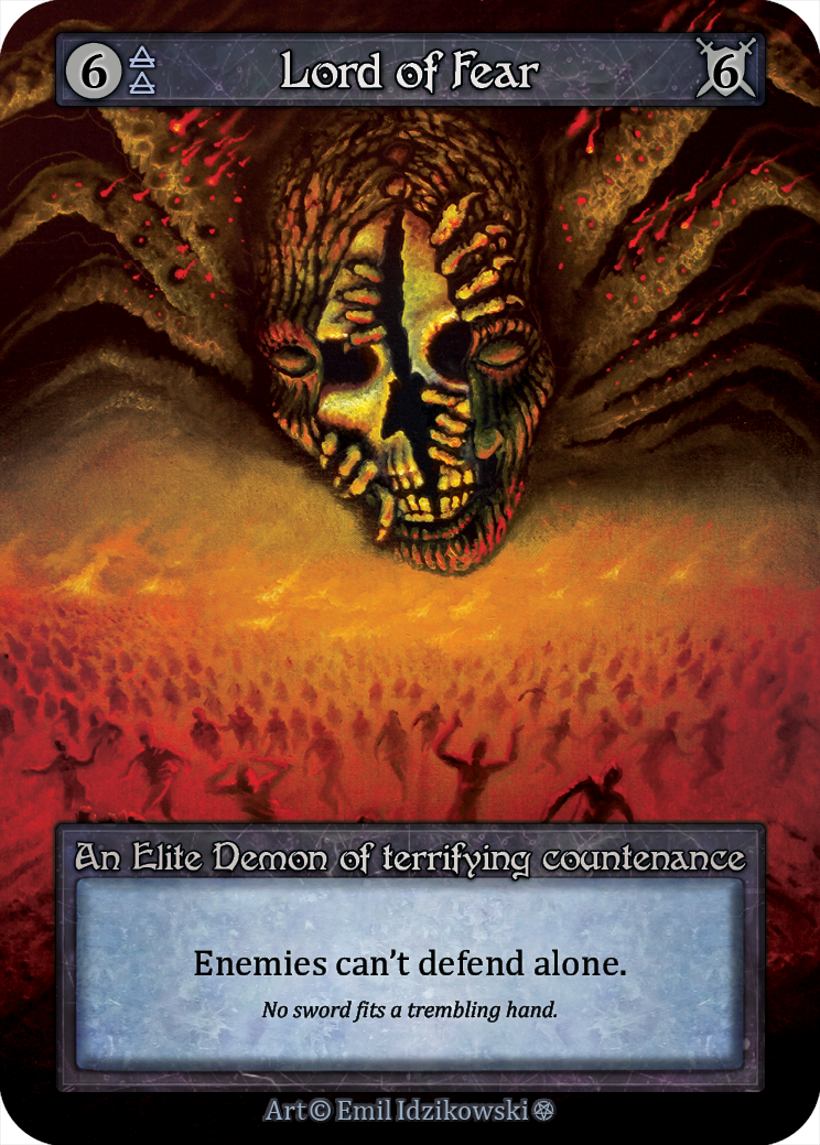 Lord of Fear — ilustração de Emil Idzikowski