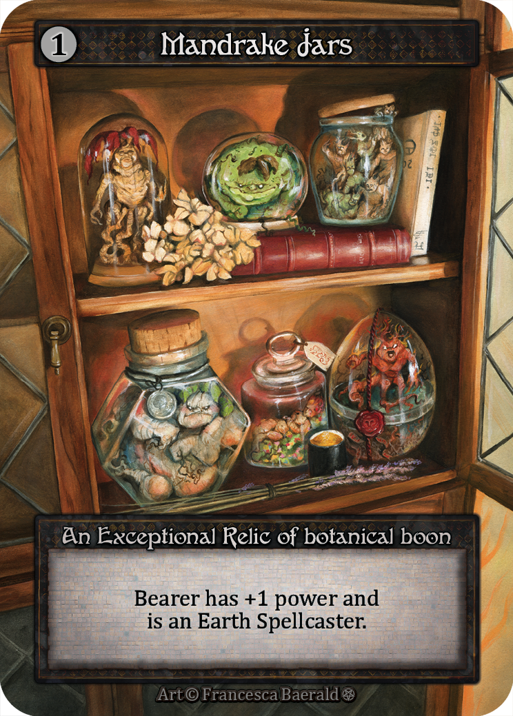 Mandrake Jars — ilustração de Francesca Baerald