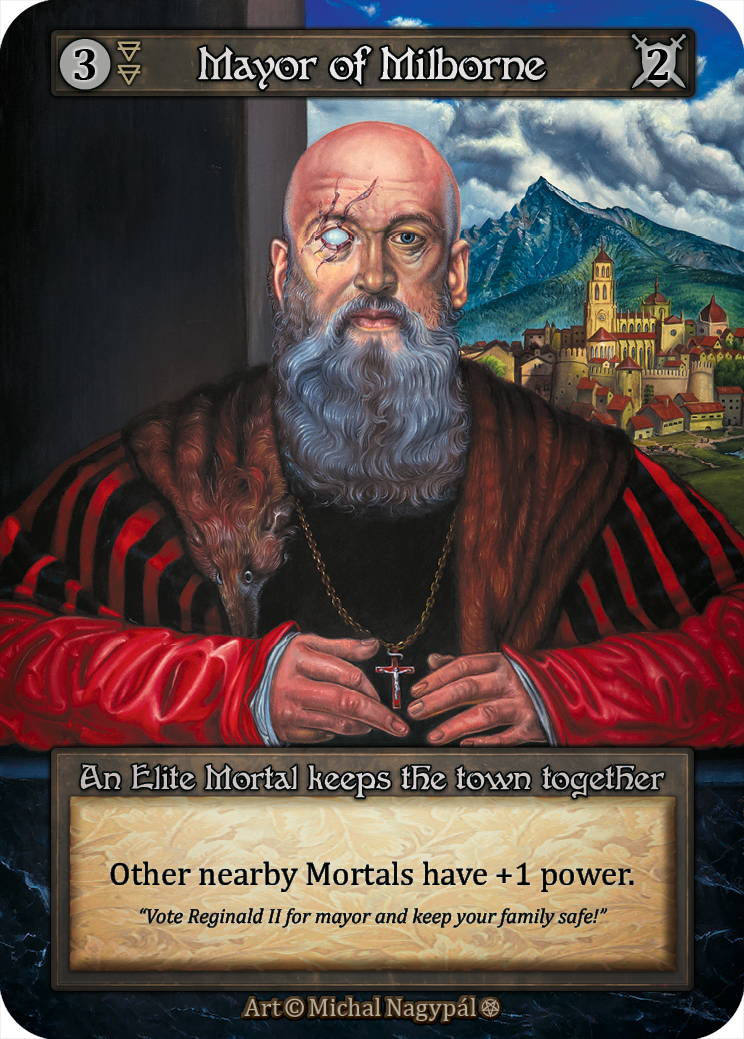 Mayor of Milborne — ilustração de Michal Nagypál