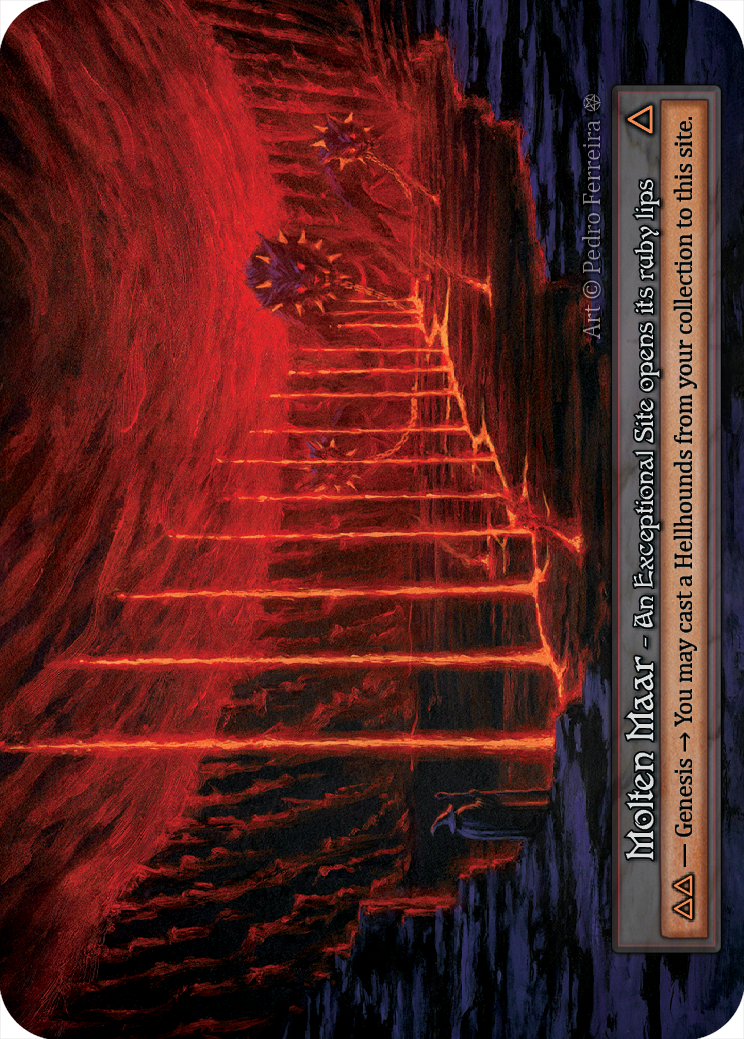 Molten Maar — ilustração de Pedro Ferreira