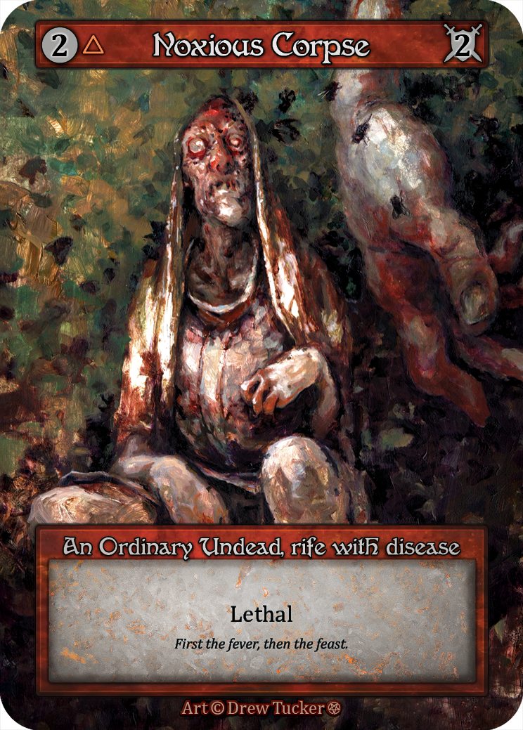 Noxious Corpse — ilustração de Drew Tucker