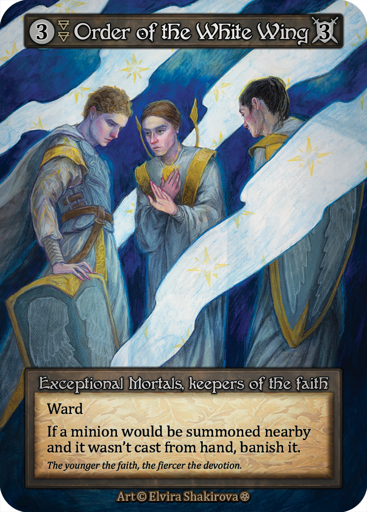 Order of the White Wing — ilustração de Elvira Shakirova