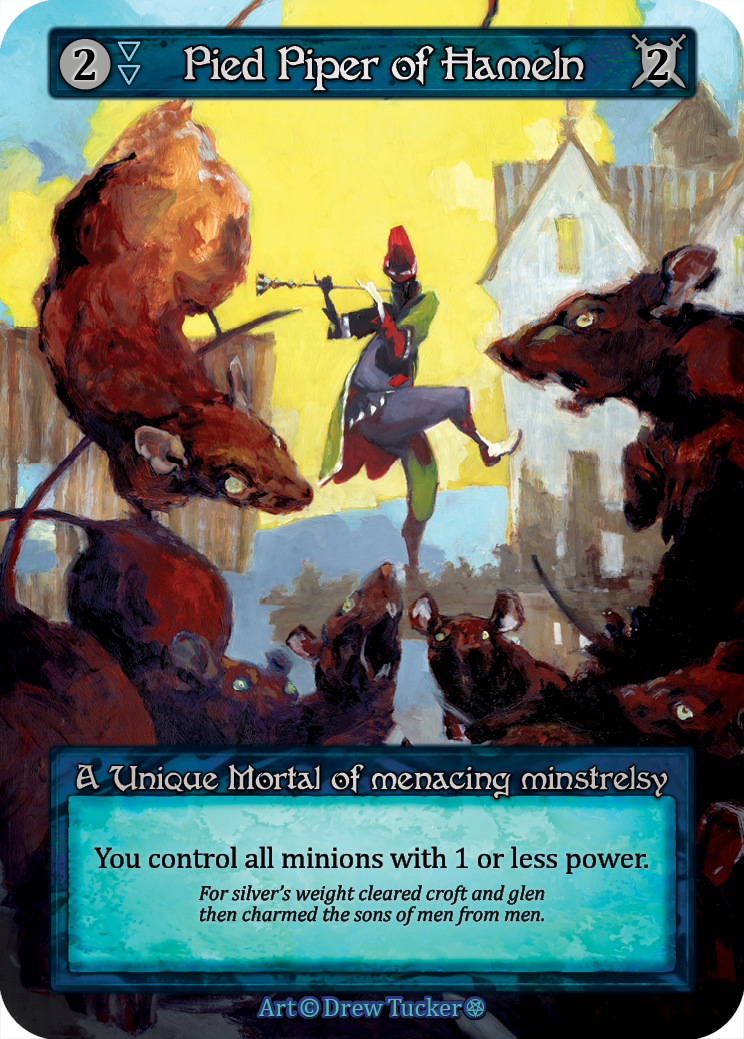 Pied Piper of Hameln — ilustração de Drew Tucker
