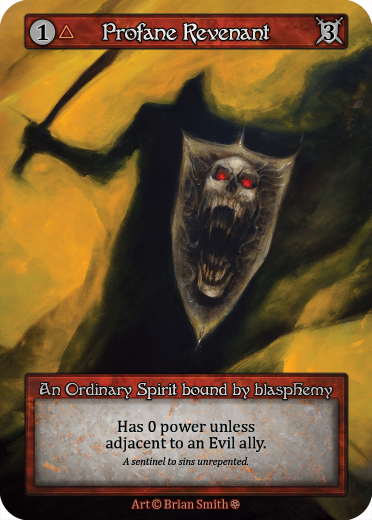 Profane Revenant — ilustração de Brian Smith