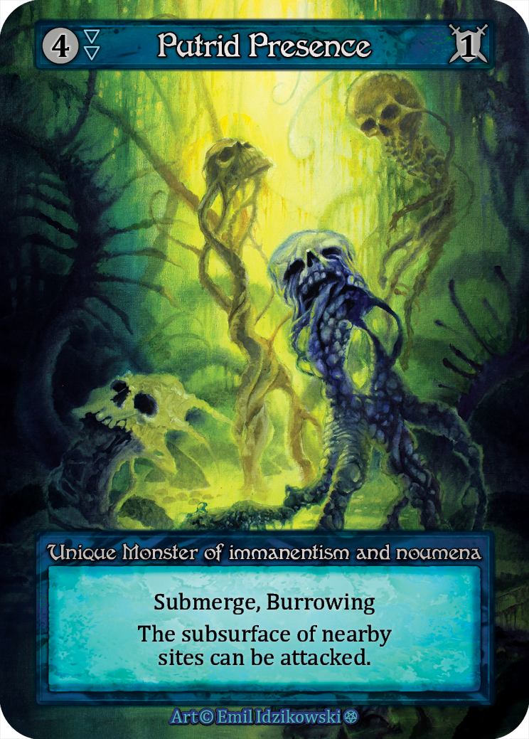 Putrid Presence — ilustração de Emil Idzikowski