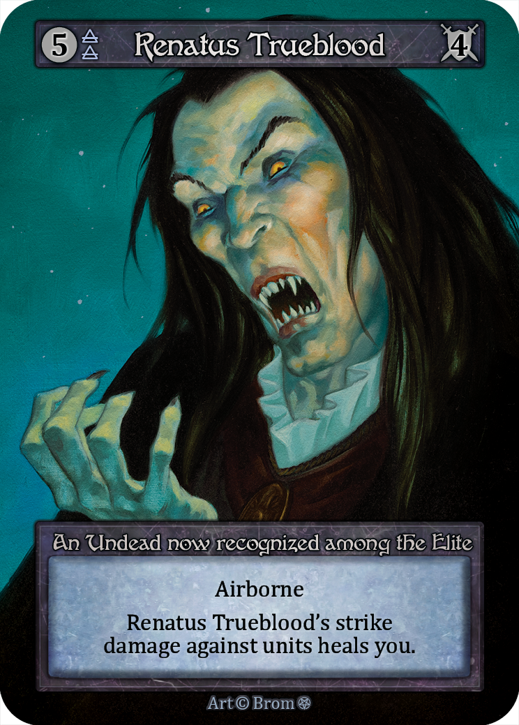 Renatus Trueblood — ilustração de Brom