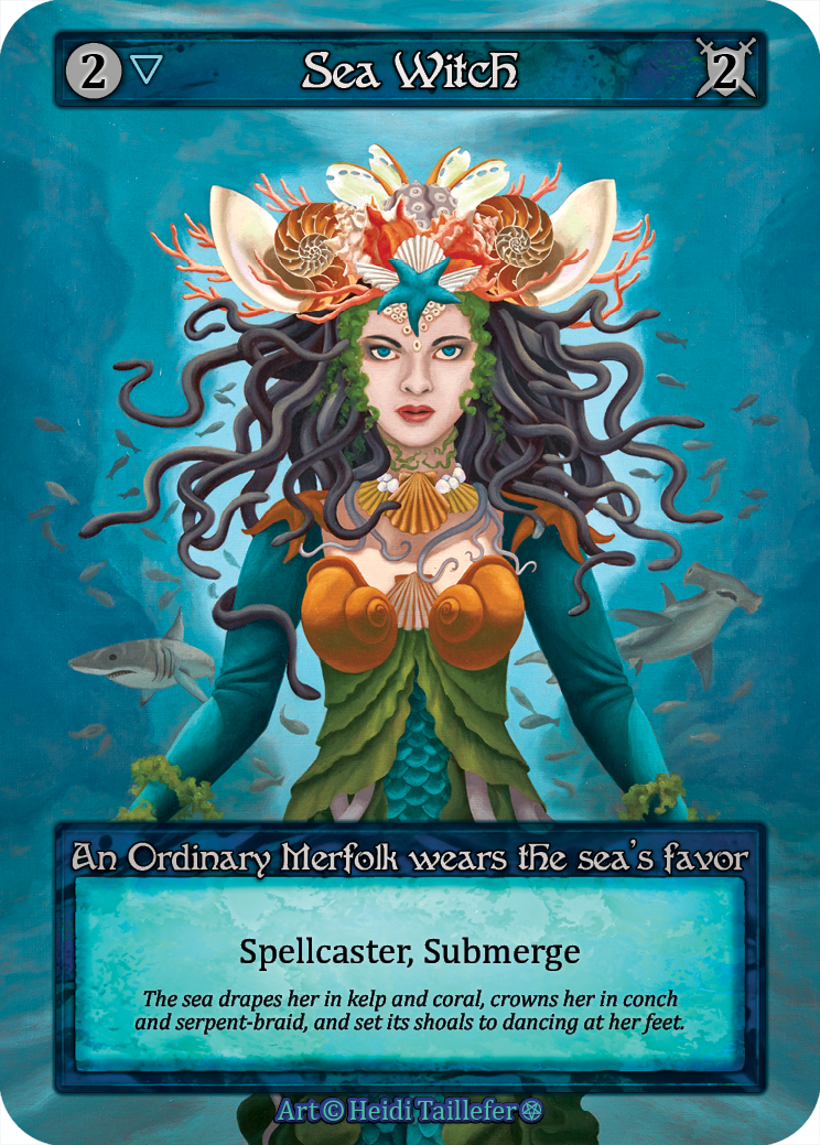 Sea Witch — ilustração de Heidi Taillefer
