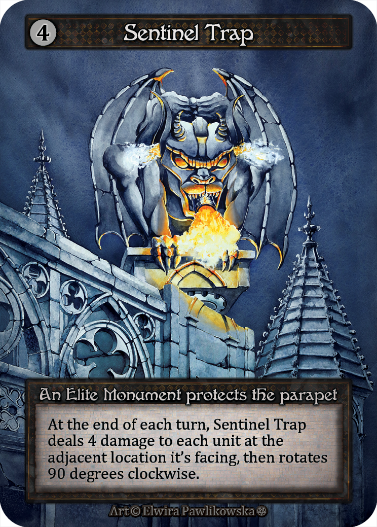 Sentinel Trap — ilustração de Elwira Pawlikowska