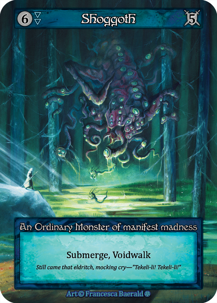 Shoggoth — ilustração de Francesca Baerald
