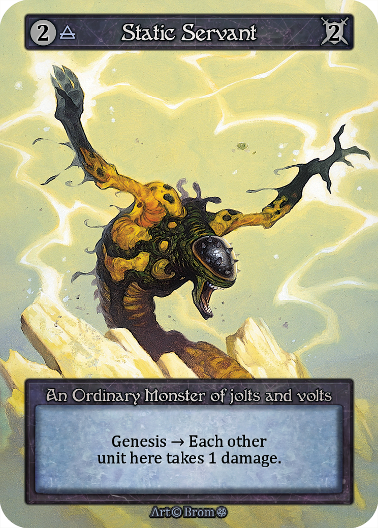 Static Servant — ilustração de Brom