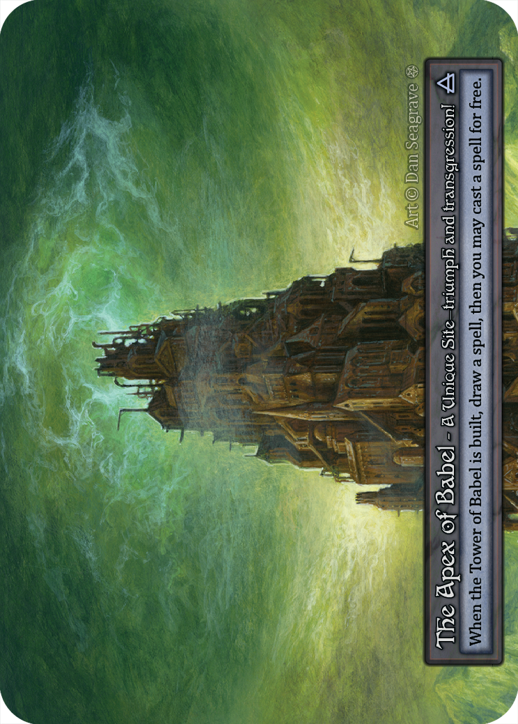 The Apex of Babel — ilustração de Dan Seagrave