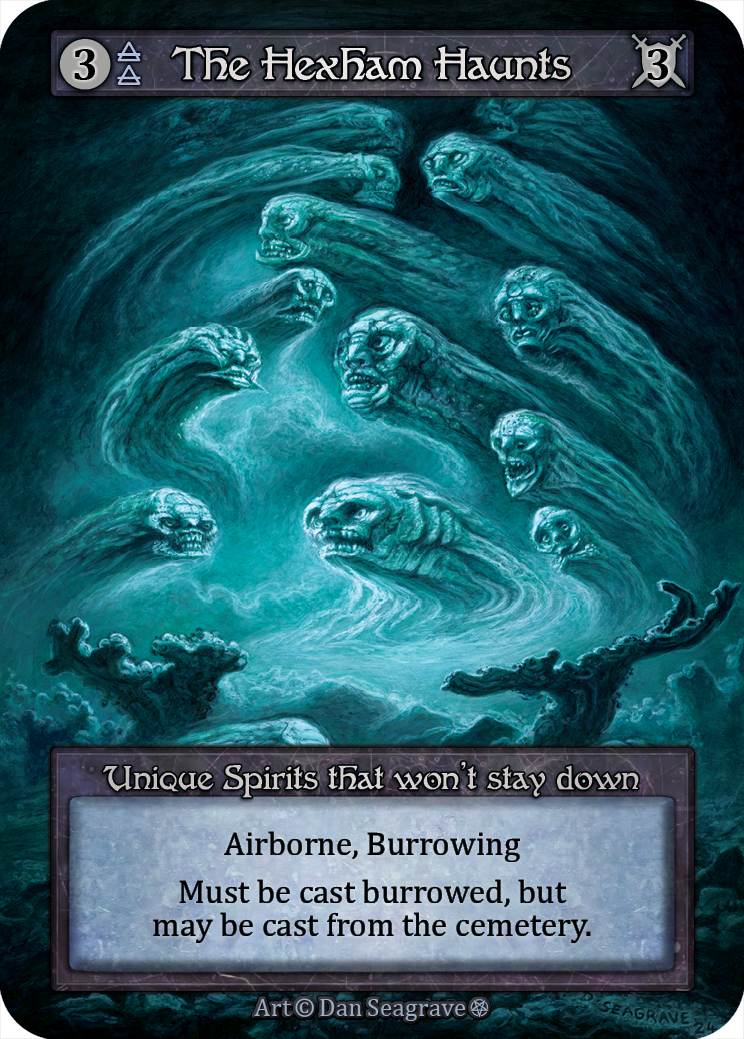 The Hexham Haunts — ilustração de Dan Seagrave