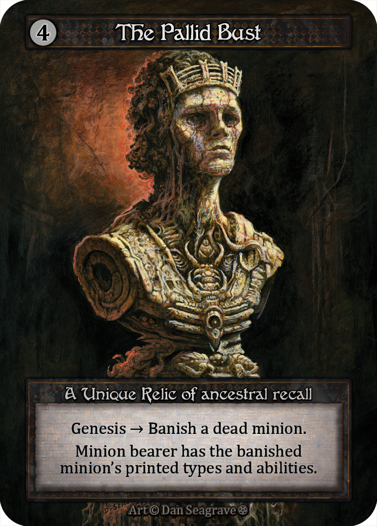 The Pallid Bust — ilustração de Dan Seagrave