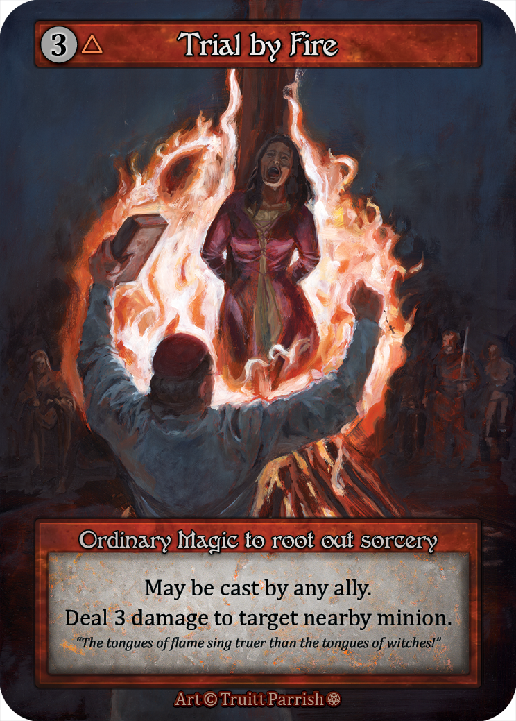 Trial by Fire — ilustração de Truitt Parrish