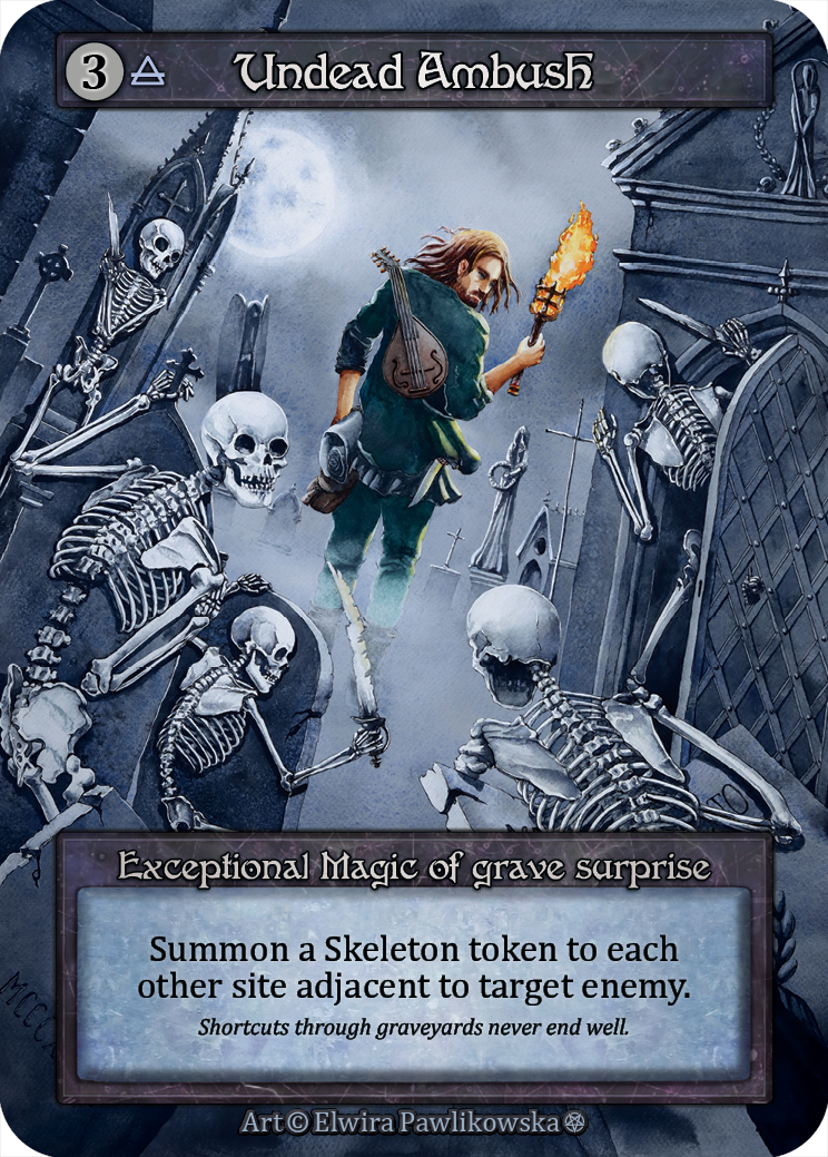 Undead Ambush — ilustração de Elwira Pawlikowska