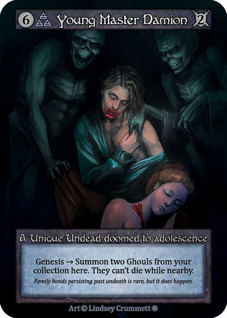 Young Master Damion — ilustração de Lindsey Crummett