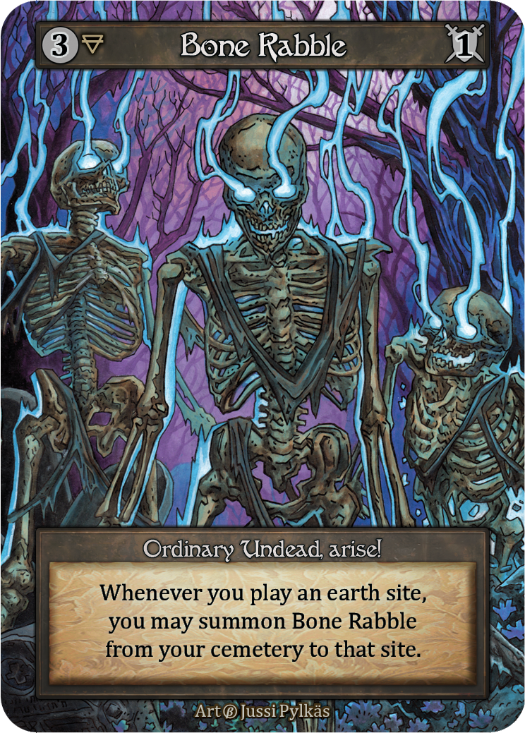 Bone Rabble — ilustração de Jussi Pylkäs