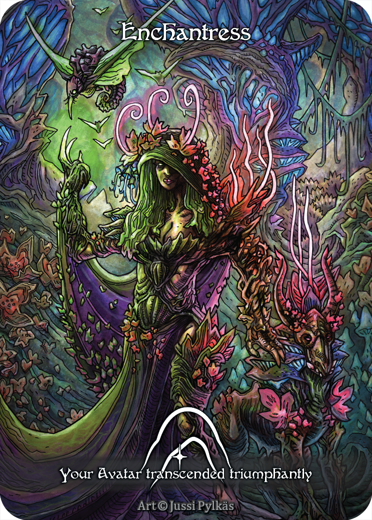 Enchantress — ilustração de Jussi Pylkäs