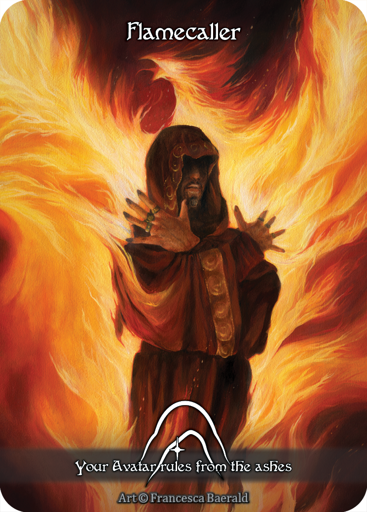 Flamecaller — ilustração de Francesca Baerald