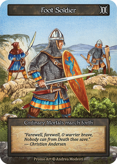 Foot Soldier (English) — ilustração de Andrea Modesti