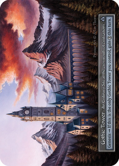 Gothic Tower — ilustração de Atlas Thorn